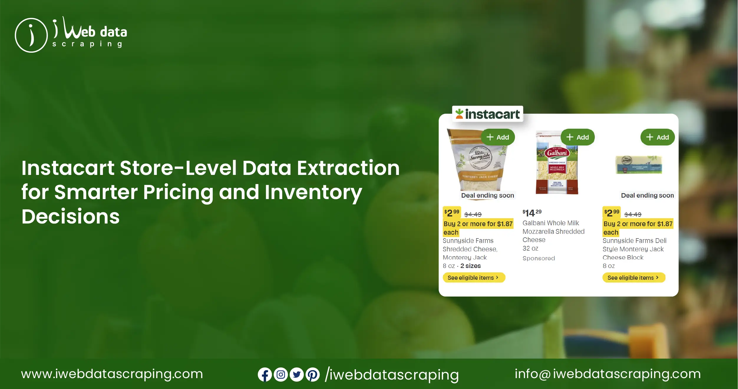 Instacart Store-Level Data Extraction for Smarter Pricing